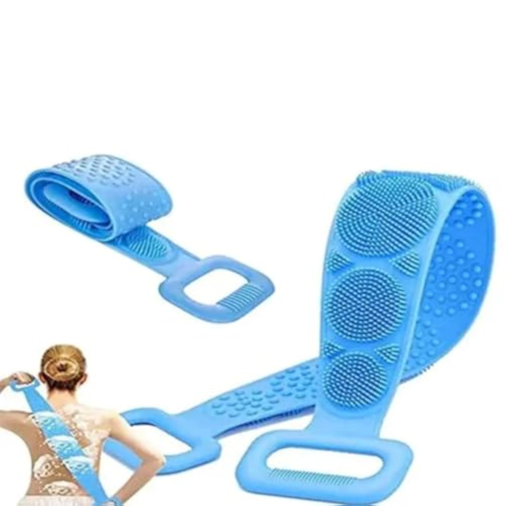 Silicone Bath Body Brush, Multicolor Pack of 1
